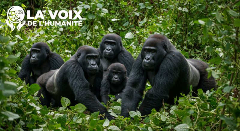 #RDC: Quatre (4) gorilles des plaines de l’Est, en danger critique d’extinction et sauvés du trafic illégal d’espèces sauvages