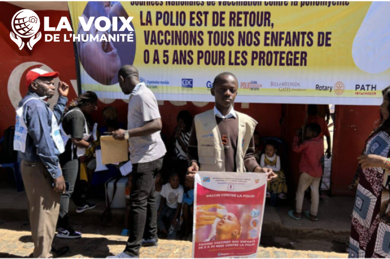 Grand Equateur : lutte contre la polio, plus de 600 000 enfants ciblés à Tshuapa et Equateur